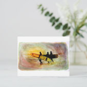 サーフィン ポストカード (スタンド正面)