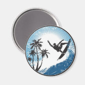 サーフィン マグネット (正面/裏面)