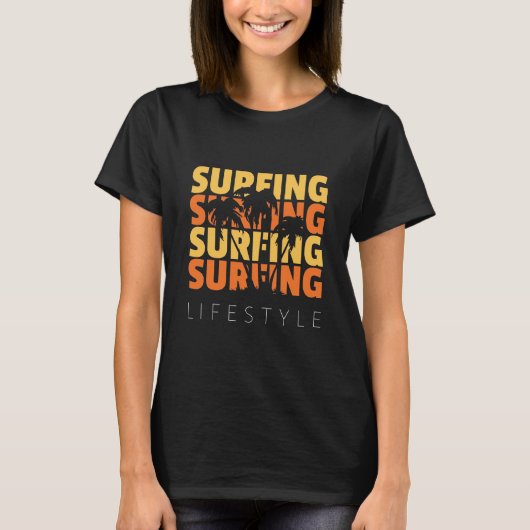 サーフィン ライフ スタイル サーフィン Tシャツ (正面)