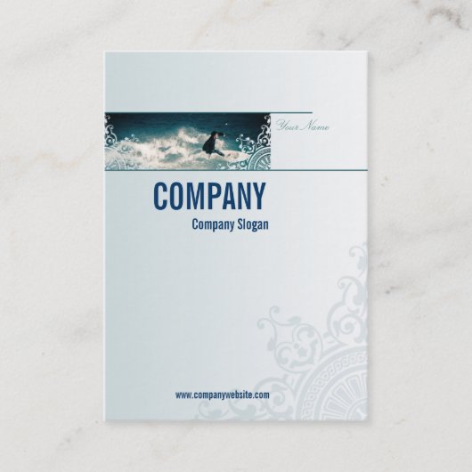 サーフィン 名刺 (正面)