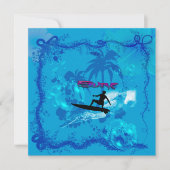 サーフィン 招待状 (正面)