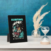 サーフィン（毎日） フォトプラーク (側面)