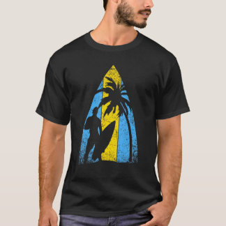 サーフィン 海 水 スポーツ サーファー サーフボード トロピカル S Tシャツ
