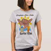 サーフィン・USA レディースTシャツ Tシャツ (正面)