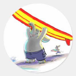 サーフィンeLePhAnt ラウンドシール