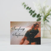 サーフィンSafariポストカード – カスタマイズ可能 ポストカード (スタンド正面)