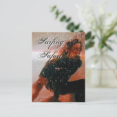 サーフィンSafari Iポストカード – カスタマイズ可能 ポストカード (スタンド正面)