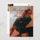 サーフィンSafari Iポストカード – カスタマイズ可能 ポストカード (正面/裏面)