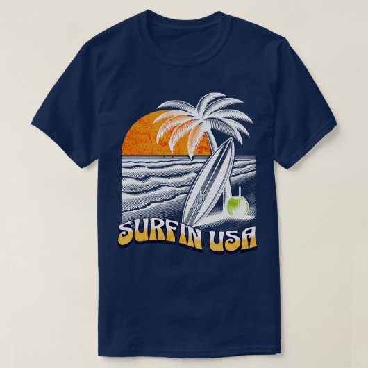 サーフィンUSA Tシャツ (デザイン正面)