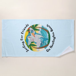 サーフィンwith Friends - Sharks ビーチタオル