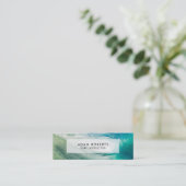 サーフインストラクター海波プロフェッショナル スキニー名刺 (スタンド正面)