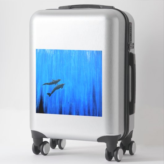 サーフェシングドルフィン#1 シール (スーツケース)