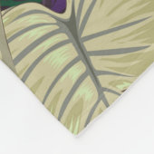 サーフェスバタフライパターンをデザインしたアート、アート、co フリースブランケット (角)