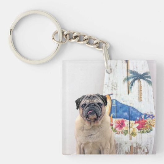 サーフェスパグ キーホルダー (正面)
