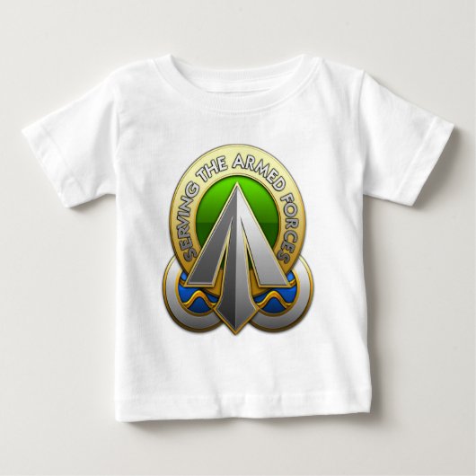 サーフェス配置および配布コマンド ベビーTシャツ (正面)