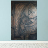 サーフェス（イテレーション1） キャンバスプリント (インサイチュ (ウッドフロア))