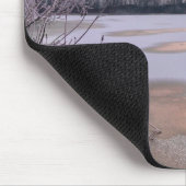 サーフェ凍っていス |イタリア，ピエモンテ，ポー川 マウスパッド (コーナー)