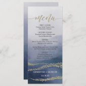 サーフエレガントのメニューの水結婚色 メニュー (正面/裏面)