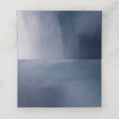 サーフエレガントテーブル番号の淡水色 プレイスカード (内部開封)