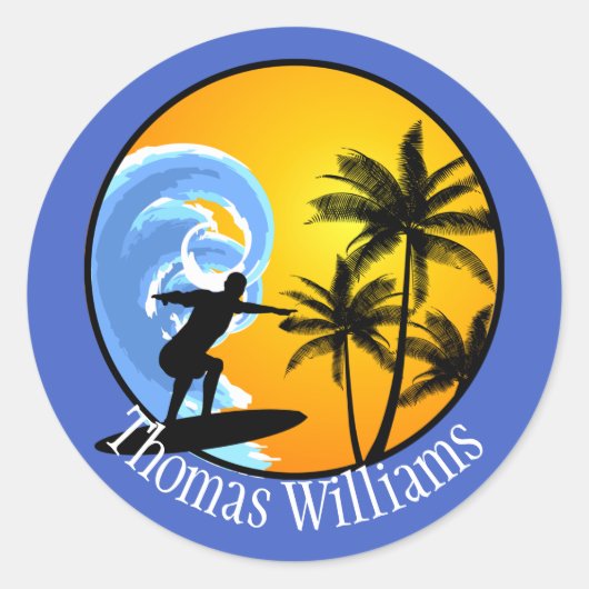 サーフカスタマイズァードデ ラウンドシール (正面)