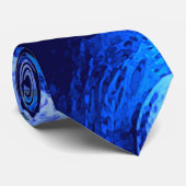 サーフカッコいいスタイルブルーウェーブ ネクタイ (ロール)