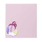 サーフカラフルボード島3メモ帳 ノートパッド (正面)