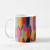 サーフカラフルボー コーヒーマグカップ (左)