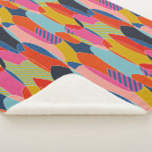 サーフカラフルボー シェルパブランケット (3/4)