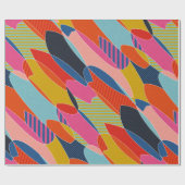 サーフカラフルボー ラッピングペーパー (フラット)