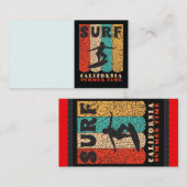 サーフカリフォルニア 名刺 (正面/裏面)
