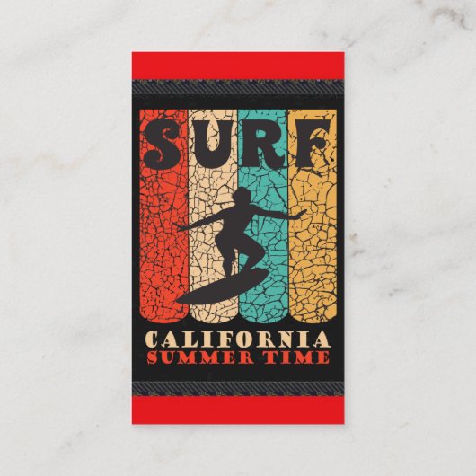 サーフカリフォルニア 名刺 (裏面)