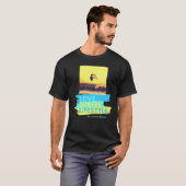 サーフカルチャーウィンドサーファーデザイン Tシャツ (正面フル)