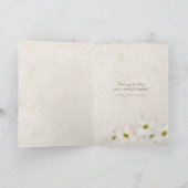 サーフカード付き砂のアニバーサリービーチハート カード (内部)