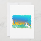 サーフガール 招待状 (正面)