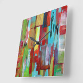 サーフクラブウォールクロック スクエア壁時計 (傾斜)