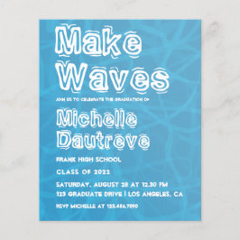 サーフクールァー卒業パーティーの写真 チラシ