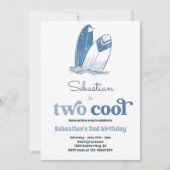 サーフクールツサーフモダン2nd誕生日パーティー 招待状 (正面)
