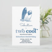 サーフクールツサーフモダン2nd誕生日パーティー 招待状 (スタンド正面)