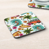 サーフクールビーチパターン コースター (左側)