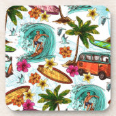 サーフクールビーチパターン コースター (正面)