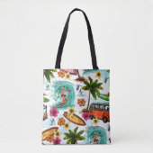 サーフクールビーチパターン トートバッグ (正面)