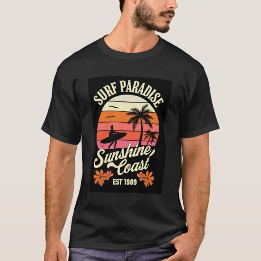 サーフクールユニークァーTシャツ Tシャツ (正面)