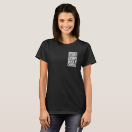 サーフグループルール!!!(大人白) Tシャツ