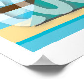 サーフココアビーチ ポスター (角)