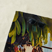 サーフサイドフライヤーディーゼルトレインでのビーチ ビーチタオル (インサイチュ)