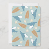 サーフサマーボーイ誕生日 招待状 (裏面)