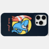 サーフサメビーチお願い Case-Mate iPhoneケース (裏面 (横))