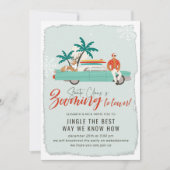 サーフサンタクロース|仮想クリスマスパーティー 招待状 (正面)