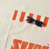 サーフサンドサンセットビーチライフパームツリー ビーチタオル (インサイチュ)