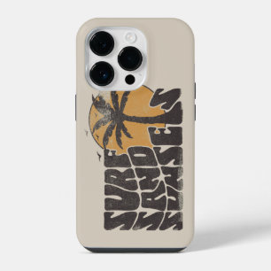 サーフサンドサンセットビーチライフパームツリー iPhone 14 PROケース